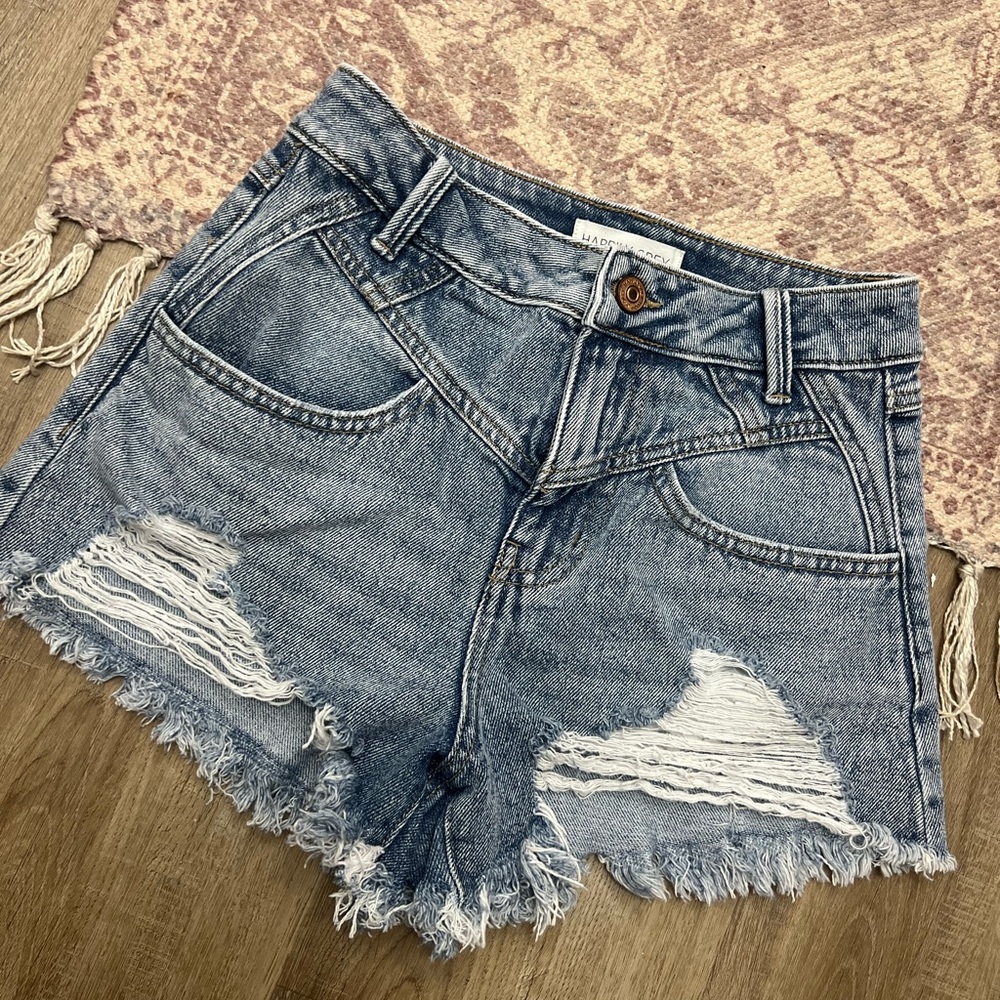 DENIM JEAN SHORTS
